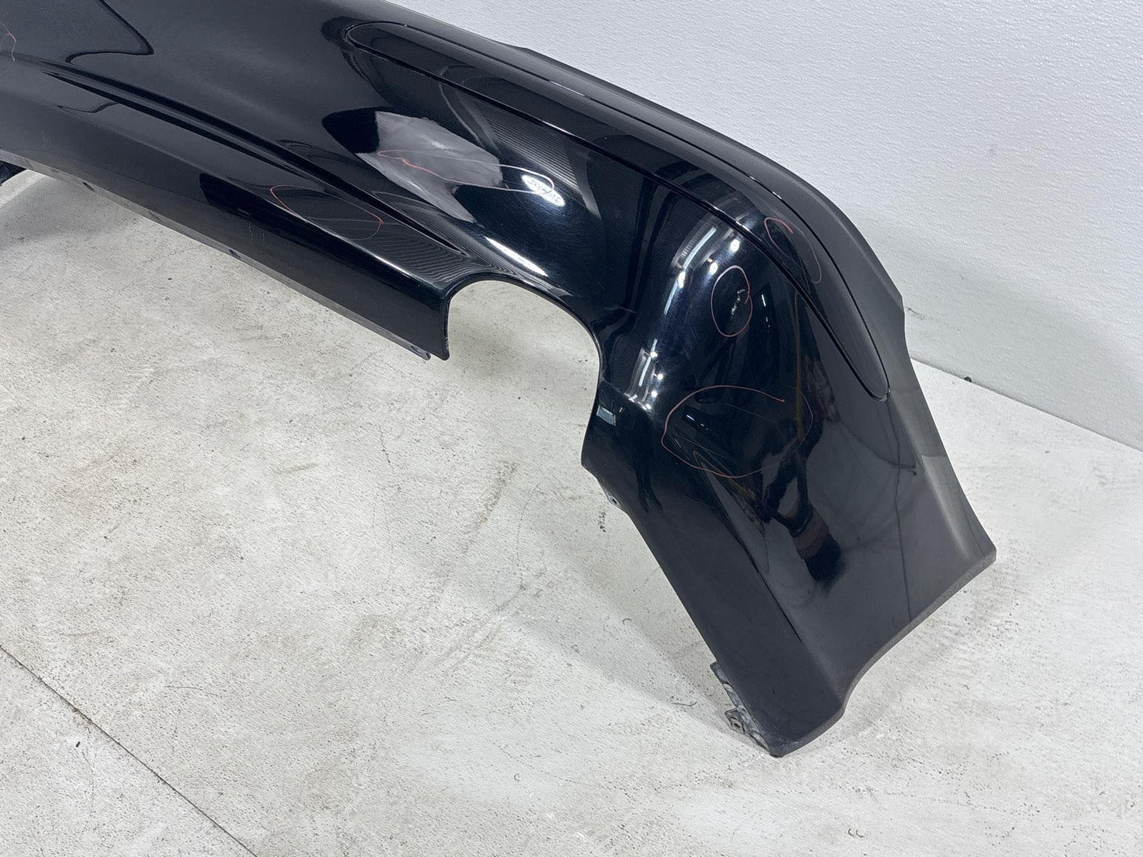 03-08 Mercedes R230 Sl550 Sl600 Rear Bumper Cover Assembly Black 2308850125 Oem