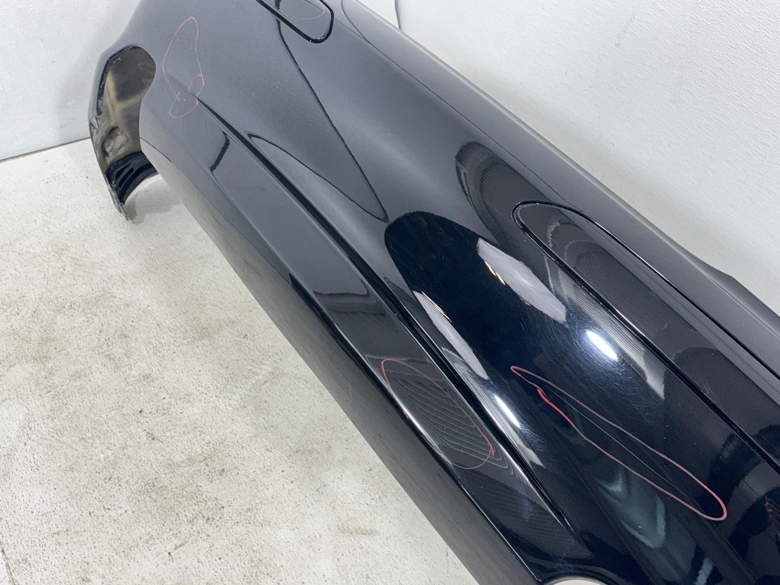 03-08 Mercedes R230 Sl550 Sl600 Rear Bumper Cover Assembly Black 2308850125 Oem