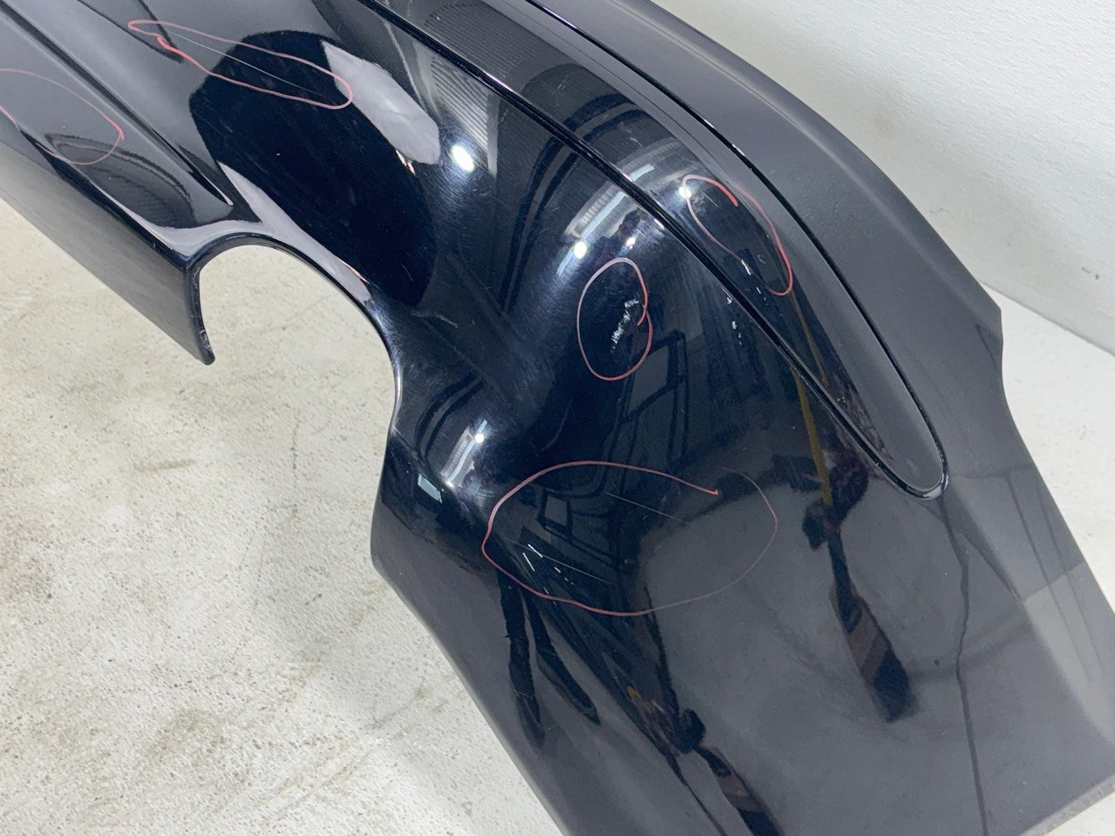 03-08 Mercedes R230 Sl550 Sl600 Rear Bumper Cover Assembly Black 2308850125 Oem