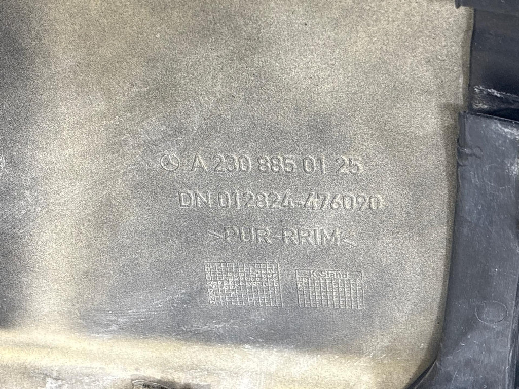 03-08 Mercedes R230 Sl550 Sl600 Rear Bumper Cover Assembly Black 2308850125 Oem