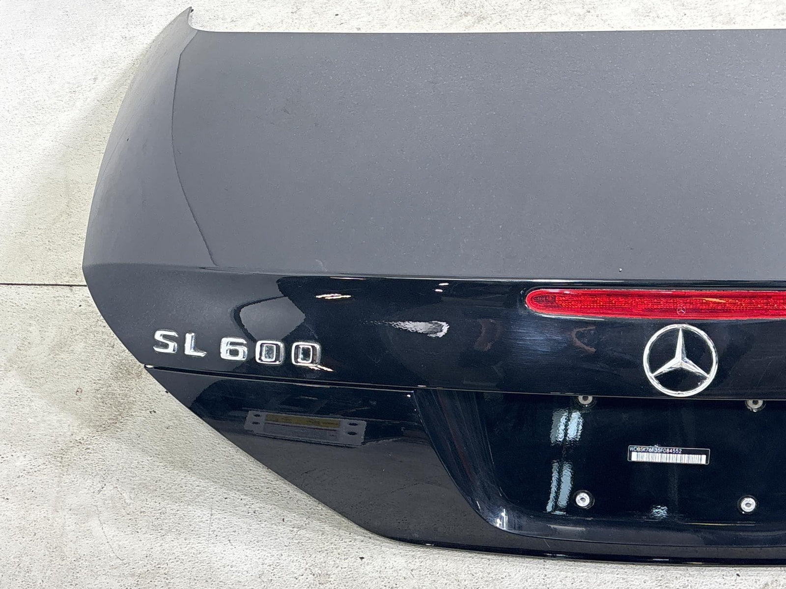 03-12 Mercedes R230 Sl600/500 Sl55/65 Rear Trunk Lid Deck Shell Panel Oem