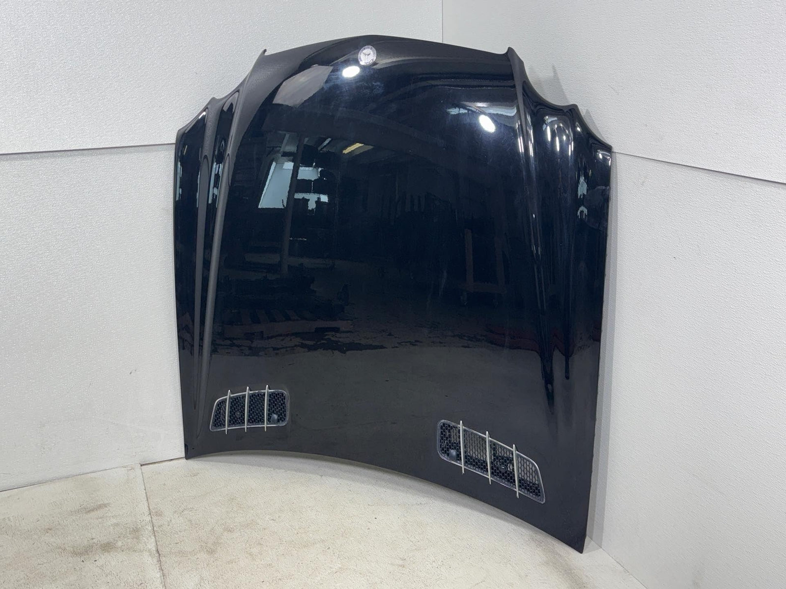 03-05 Mercedes R230 Sl600/500 Sl55/65 Hood Cover Panel Assembly Black Oem