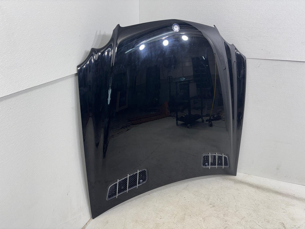 03-05 Mercedes R230 Sl600/500 Sl55/65 Hood Cover Panel Assembly Black Oem