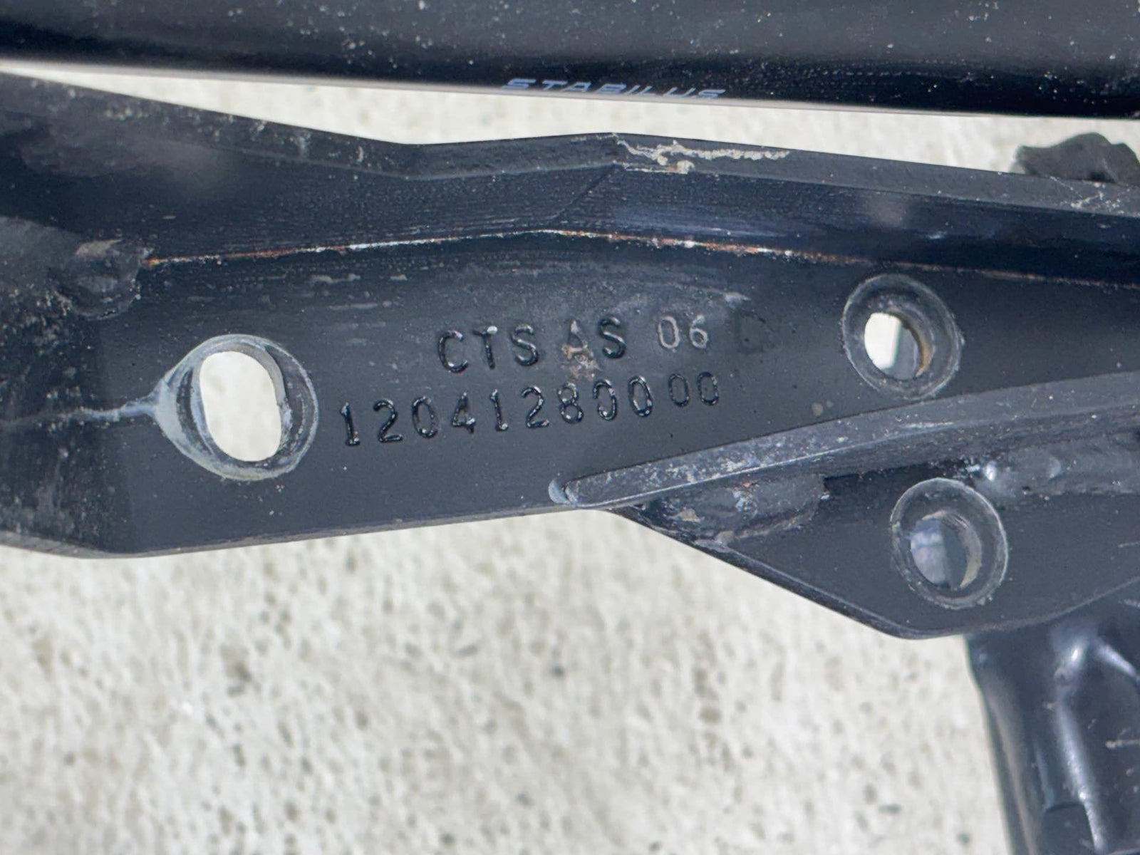 03-12 Mercedes R230 SL600/500 SL55/65 Rear Convertible Trunk Lid Deck Hinge OEM