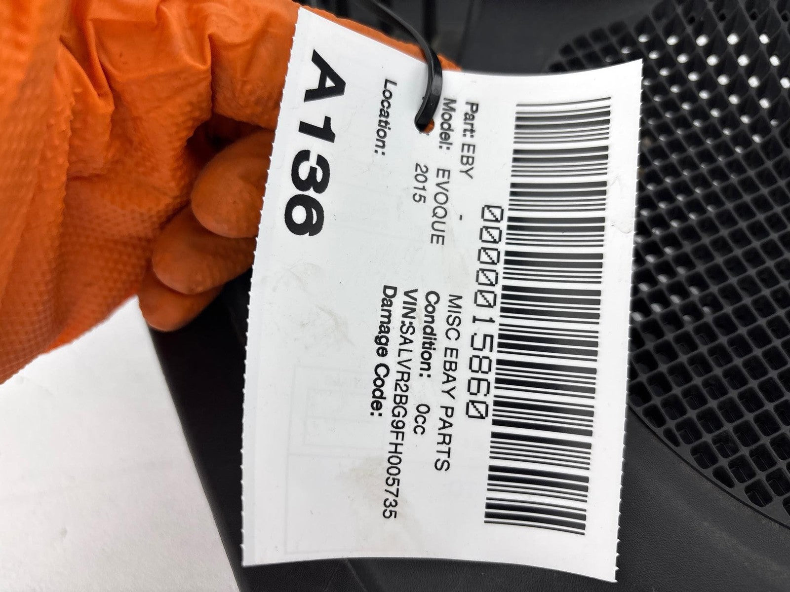 12-18 Lr Range Rover Evoque L538 Under Windshield Cowl Panel Trim Cover Oem