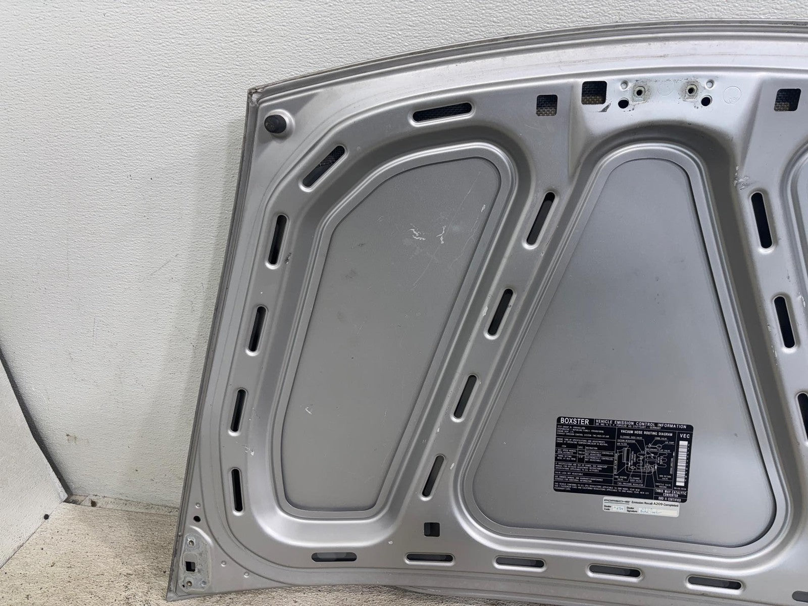 1997-2004 Porsche Boxster Rear Trunk Deck Engine Cover Lid Panel OEM