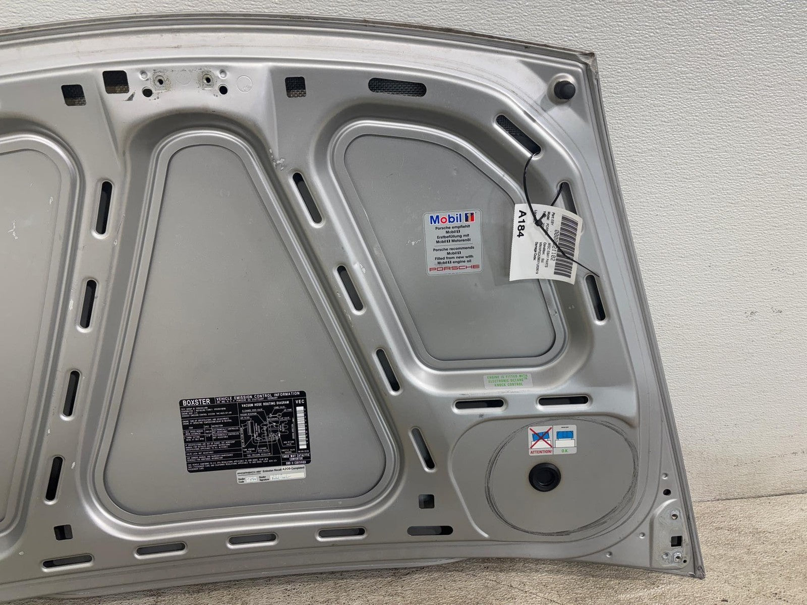 1997-2004 Porsche Boxster Rear Trunk Deck Engine Cover Lid Panel OEM