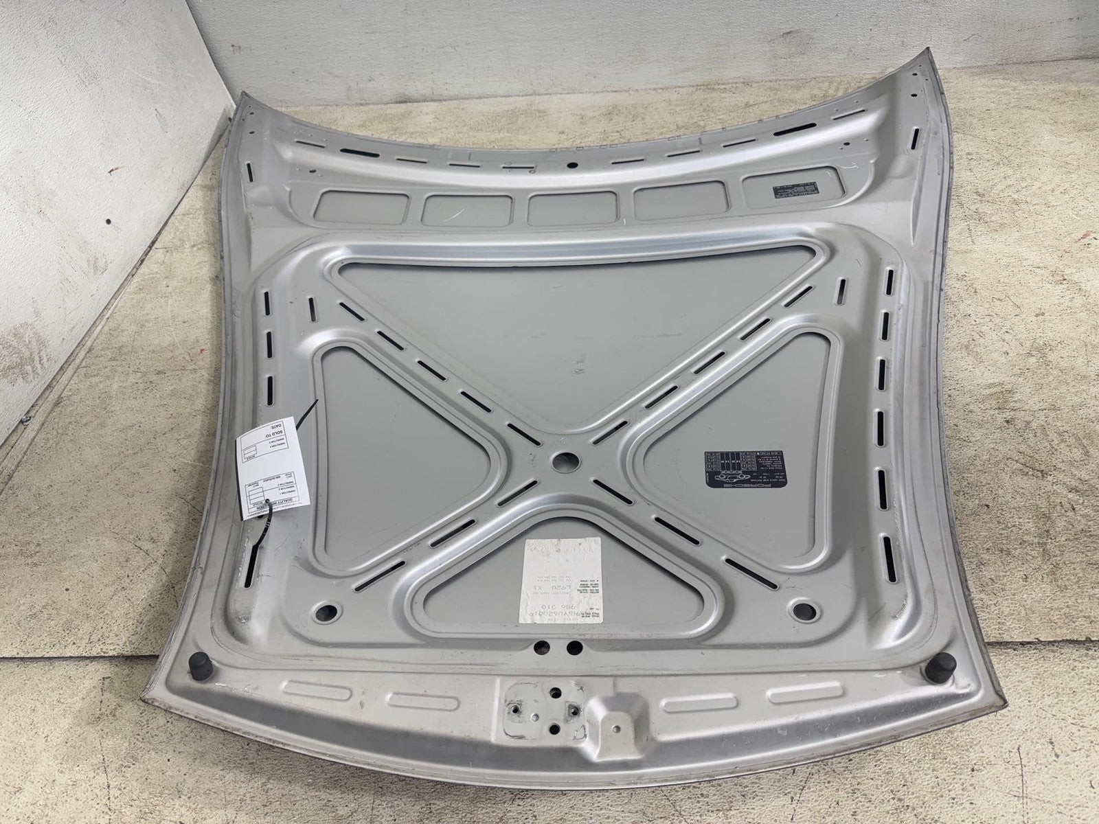 1997-2004 Porsche Boxster 911 Front Hood Bonnet Trunk Lid Silver OEM