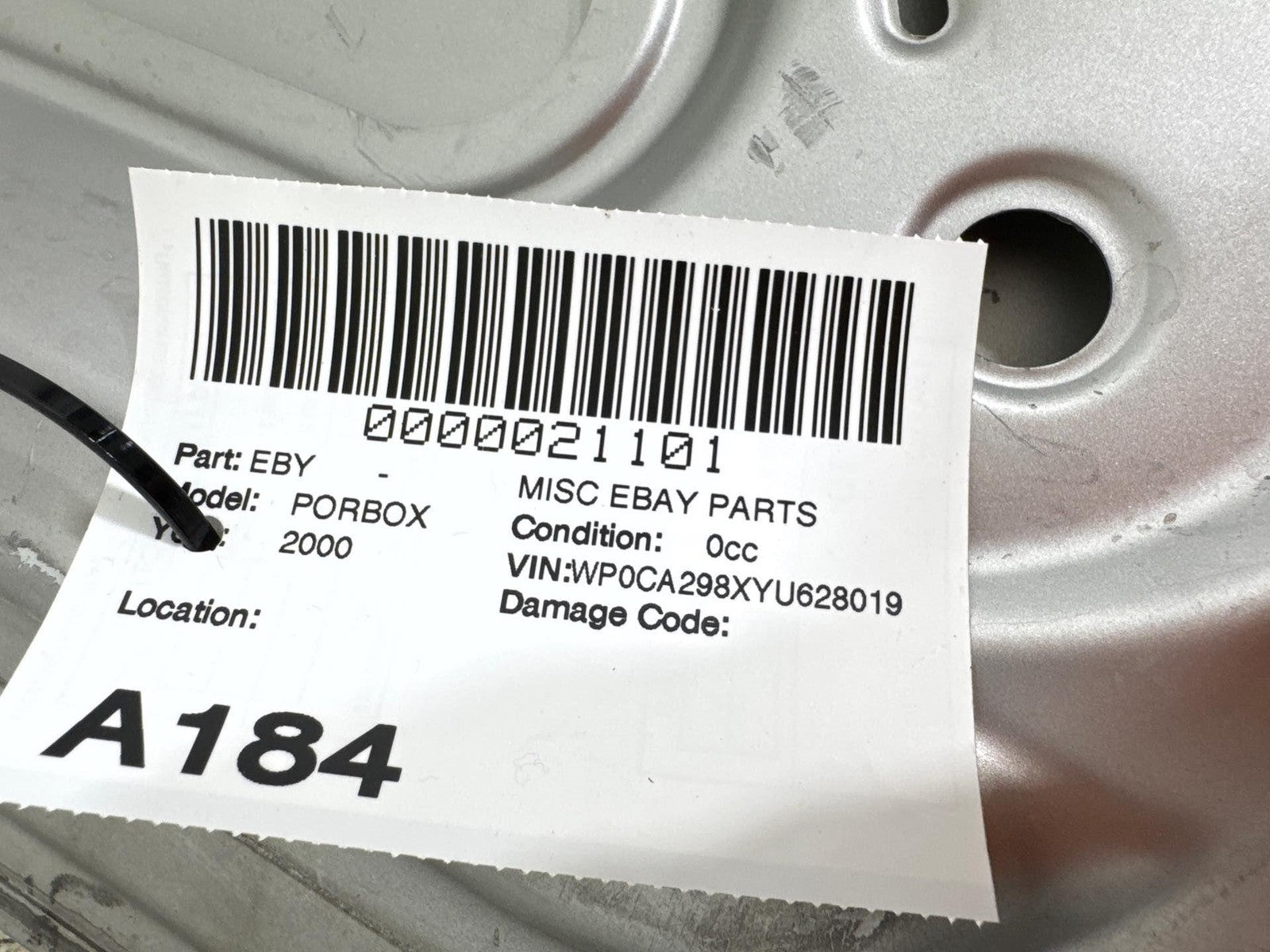 1997-2004 Porsche Boxster 911 Front Hood Bonnet Trunk Lid Silver OEM