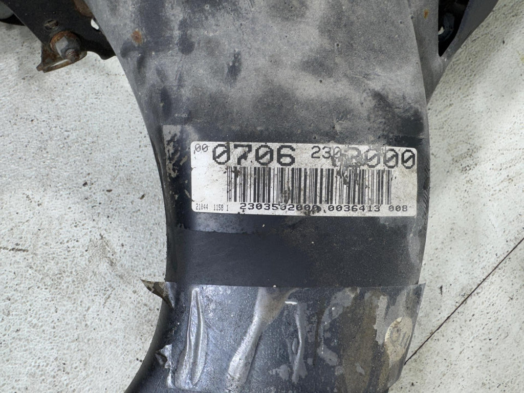 04-09 Mercedes Sl600 Rear Crossmember Sub Frame Bar Subframe Cross Member Oem