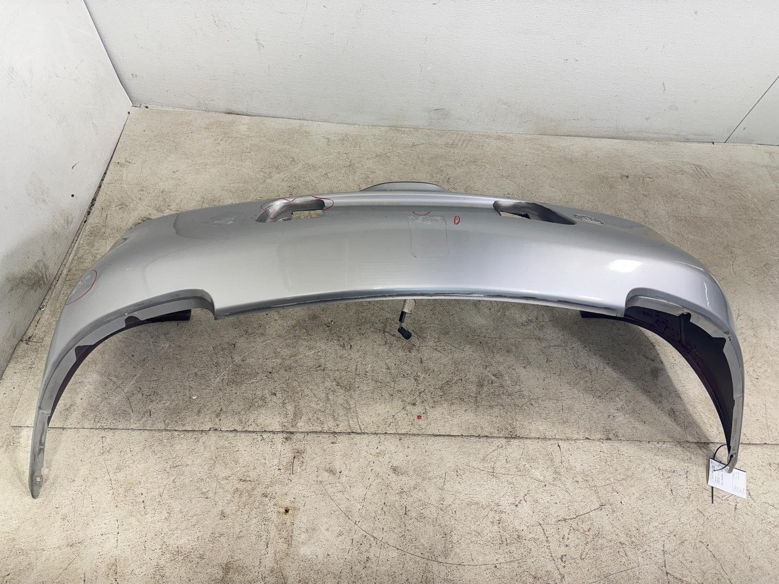 1997-2002 Porsche Boxster Rear Bumper Cover Panel Silver OEM