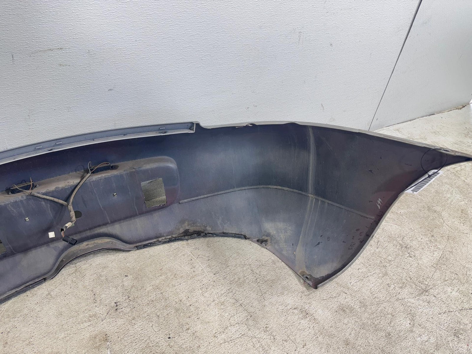 1997-2002 Porsche Boxster Rear Bumper Cover Panel Silver OEM