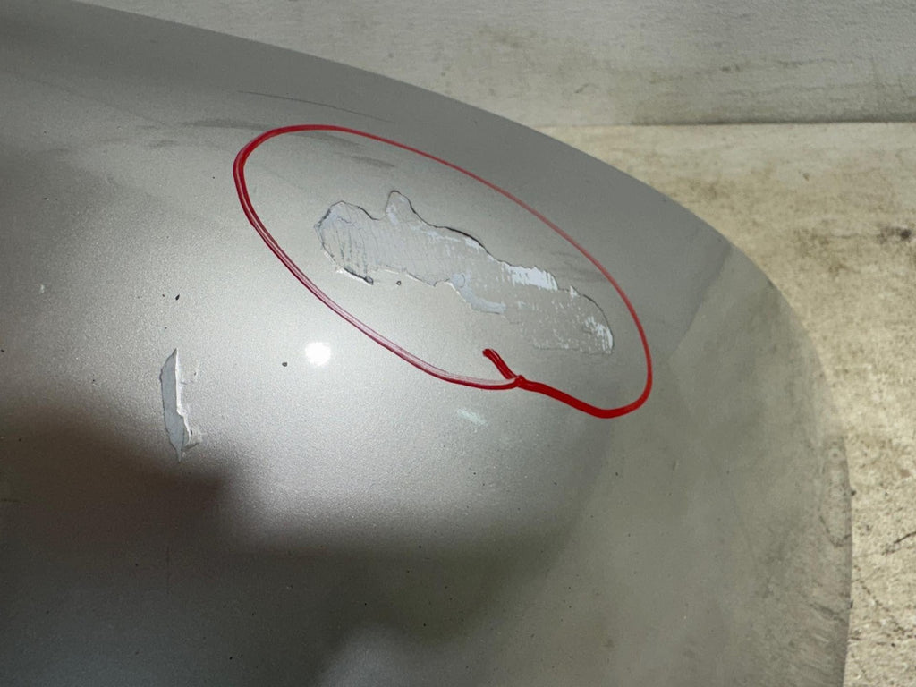 1997-2002 Porsche Boxster Rear Bumper Cover Panel Silver OEM