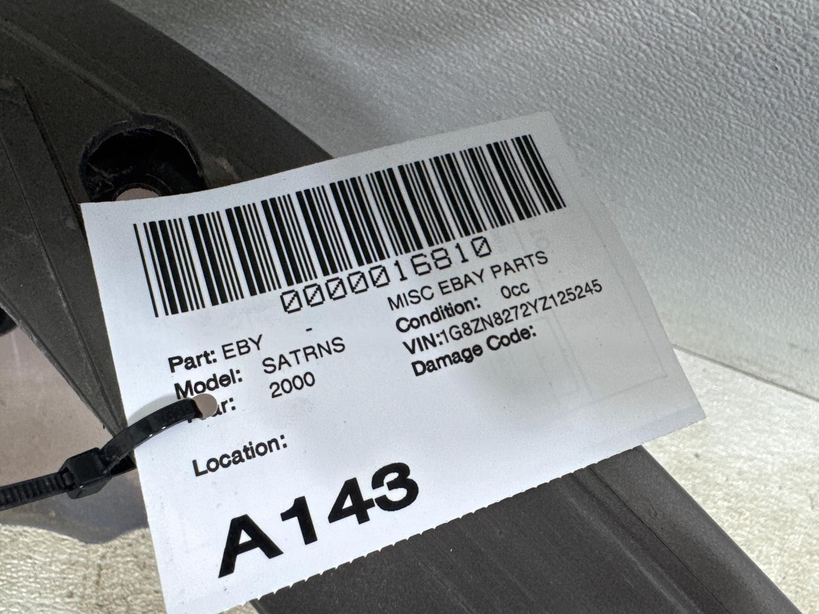 00-02 Saturn SW2 1.9L Front Bumper Cover OEM..