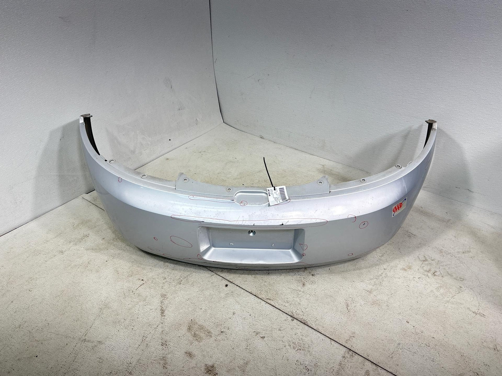 1999-2002 Mercury Cougar Rear Bumper Cover Assembly Silver Oem