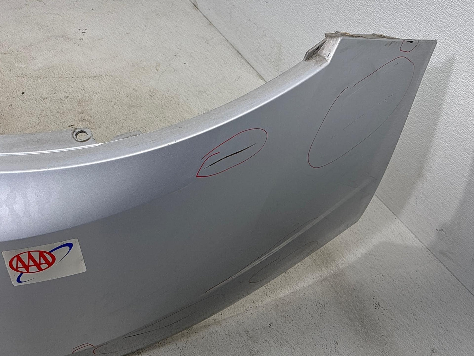 1999-2002 Mercury Cougar Rear Bumper Cover Assembly Silver Oem