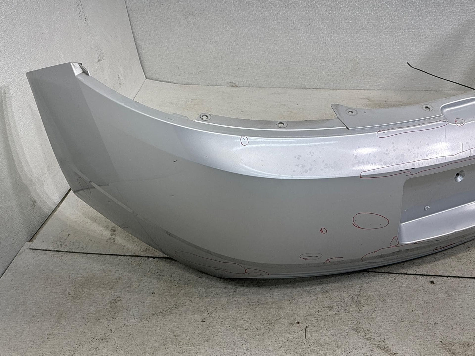1999-2002 Mercury Cougar Rear Bumper Cover Assembly Silver Oem