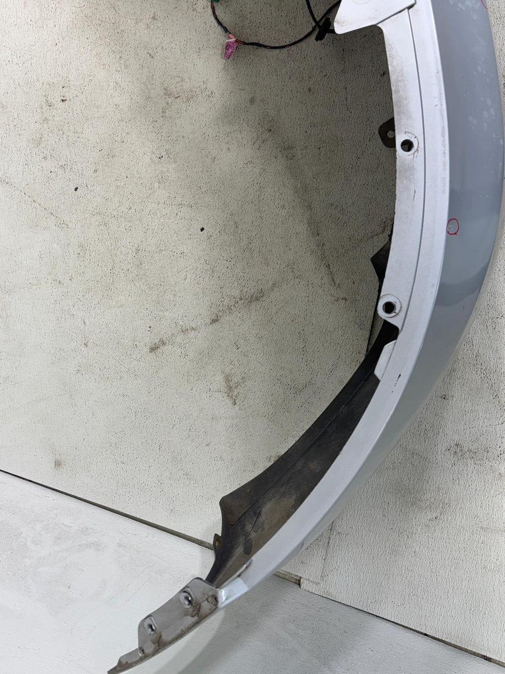 1999-2002 Mercury Cougar Rear Bumper Cover Assembly Silver Oem