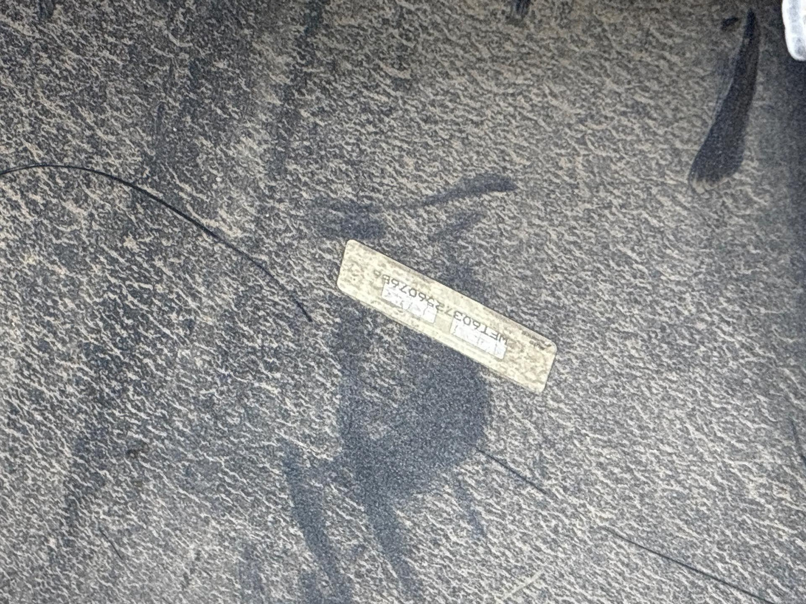 1999-2002 Mercury Cougar Rear Bumper Cover Assembly Silver Oem