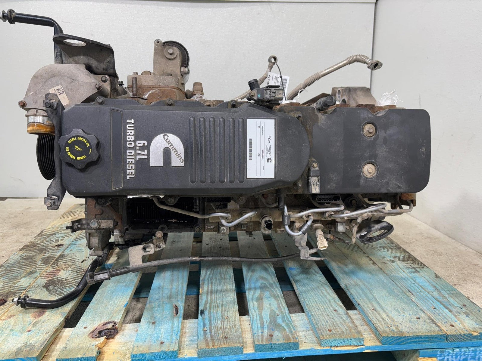 19-20 Dodge Ram Pickup 3500 Engine 6.7L (Vin L 8Th Digit Diesel) Assembly OEM