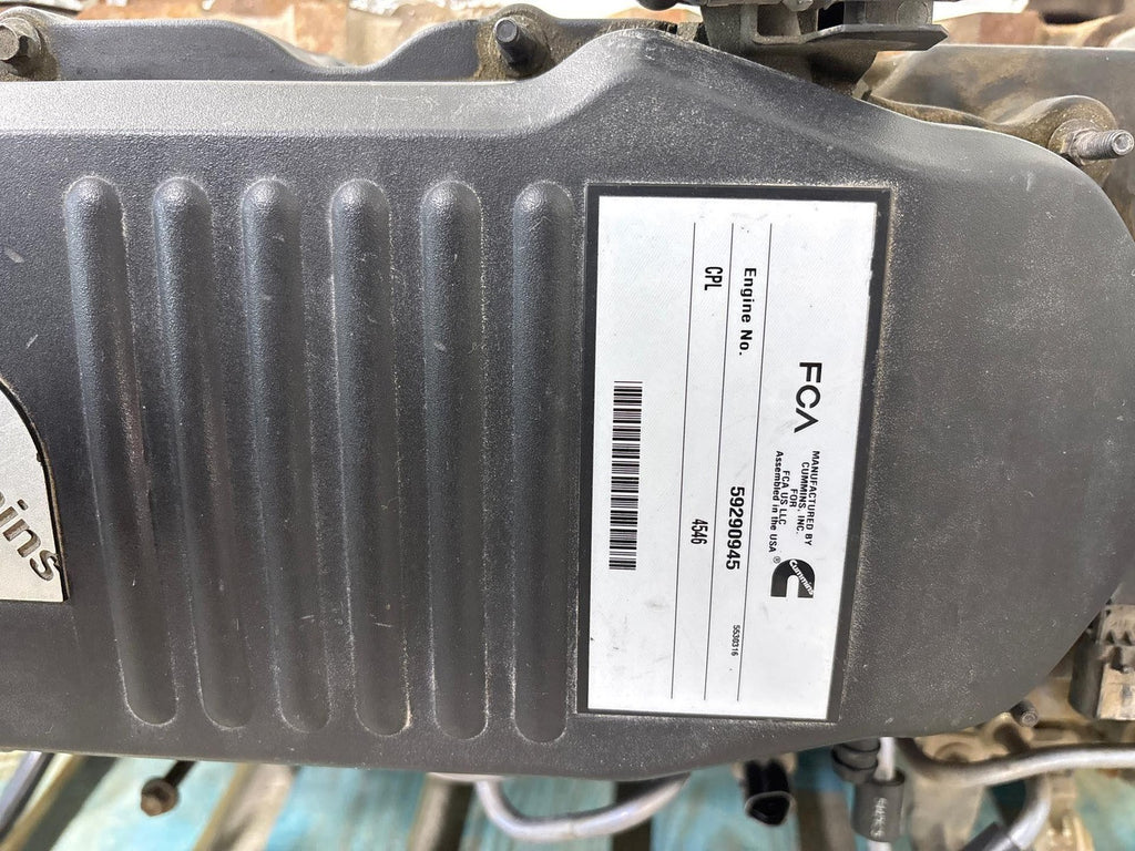 19-20 Dodge Ram Pickup 3500 Engine 6.7L (Vin L 8Th Digit Diesel) Assembly OEM