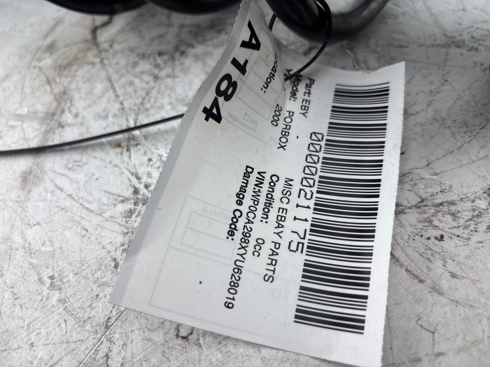 1997 - 2004 Porsche Boxster Rear Riht Shock Strut Absorber & Coil Spring OEM