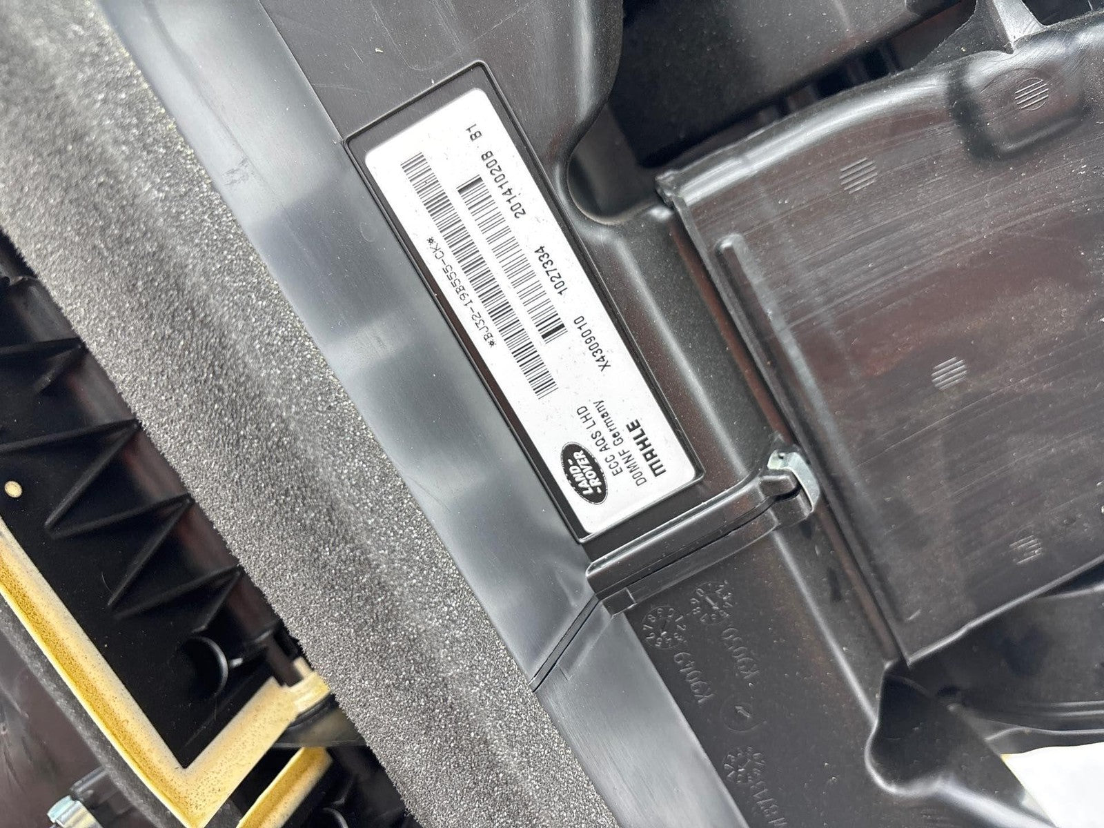 12-16 Range Rover Evoque Hvac Climate Heater Blower Housing Box