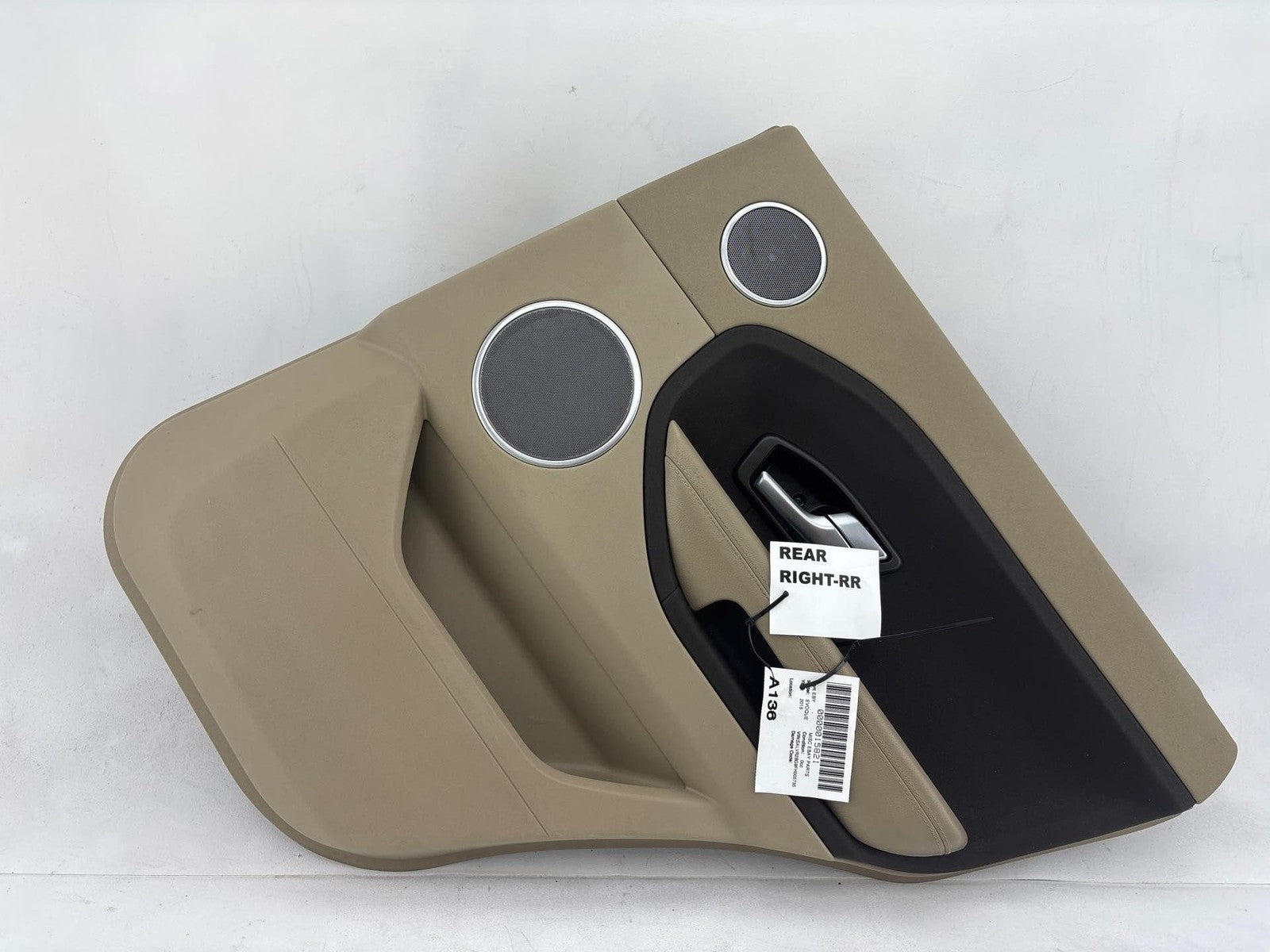 12-19 Land Rover Range Rover Evoque Right Rear Door Cover Panel