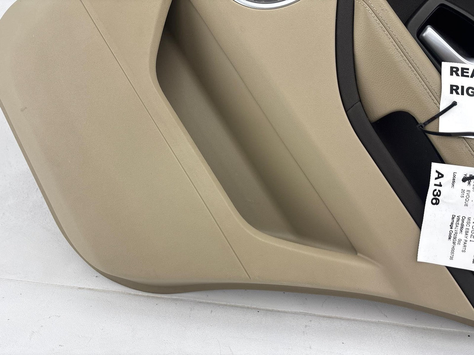 12-19 Land Rover Range Rover Evoque Right Rear Door Cover Panel