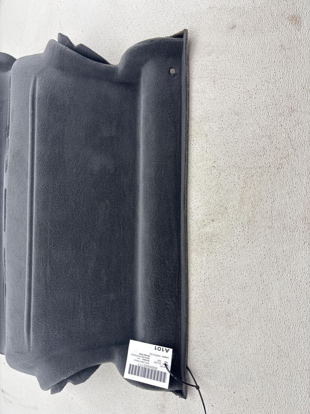 03-06 Mercedes Sl600 Rear Trunk Lid Cargo Area Carpet Trim Cover Oem