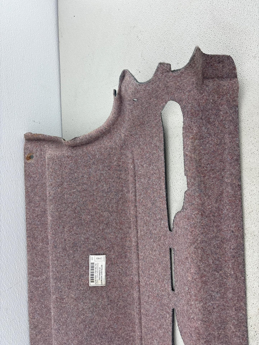 03-06 Mercedes Sl600 Rear Trunk Lid Cargo Area Carpet Trim Cover Oem