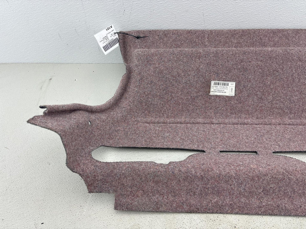 03-06 Mercedes Sl600 Rear Trunk Lid Cargo Area Carpet Trim Cover Oem