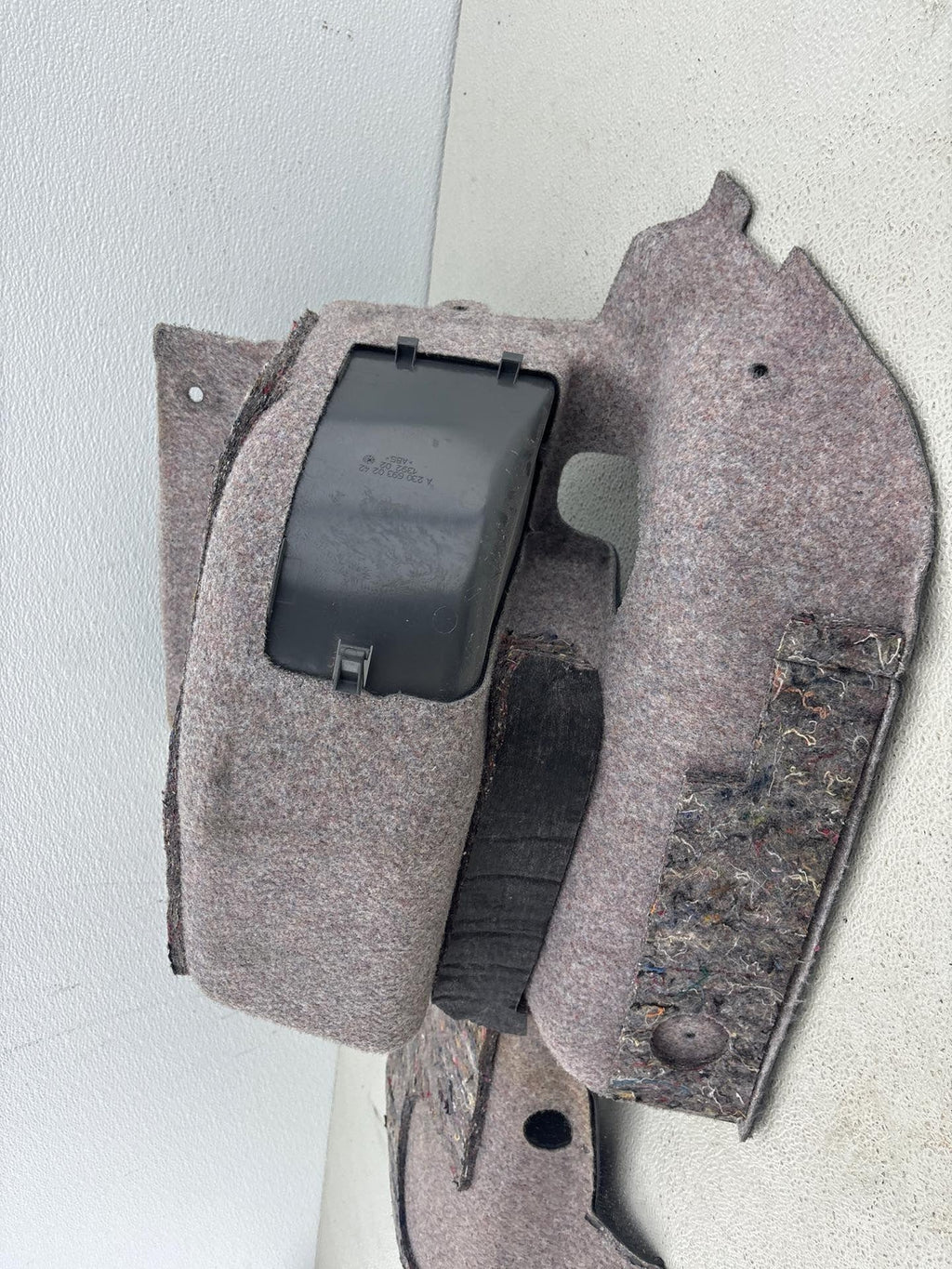 03-06 Mercedes Sl600 Rear Right Trunk Luggage Compartment Trim Cover Oem