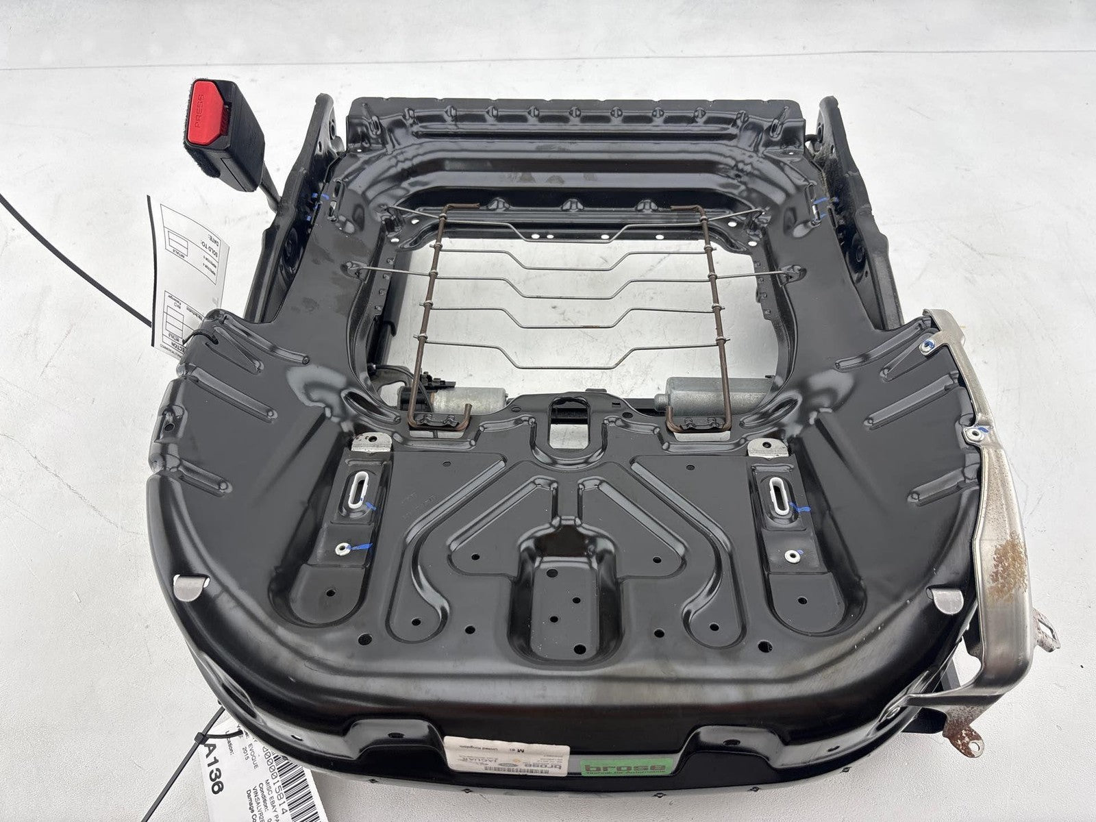 12-15 Range Rover Evoque L538 4Dr Front Left Seat Slide Track Frame Rail Oem