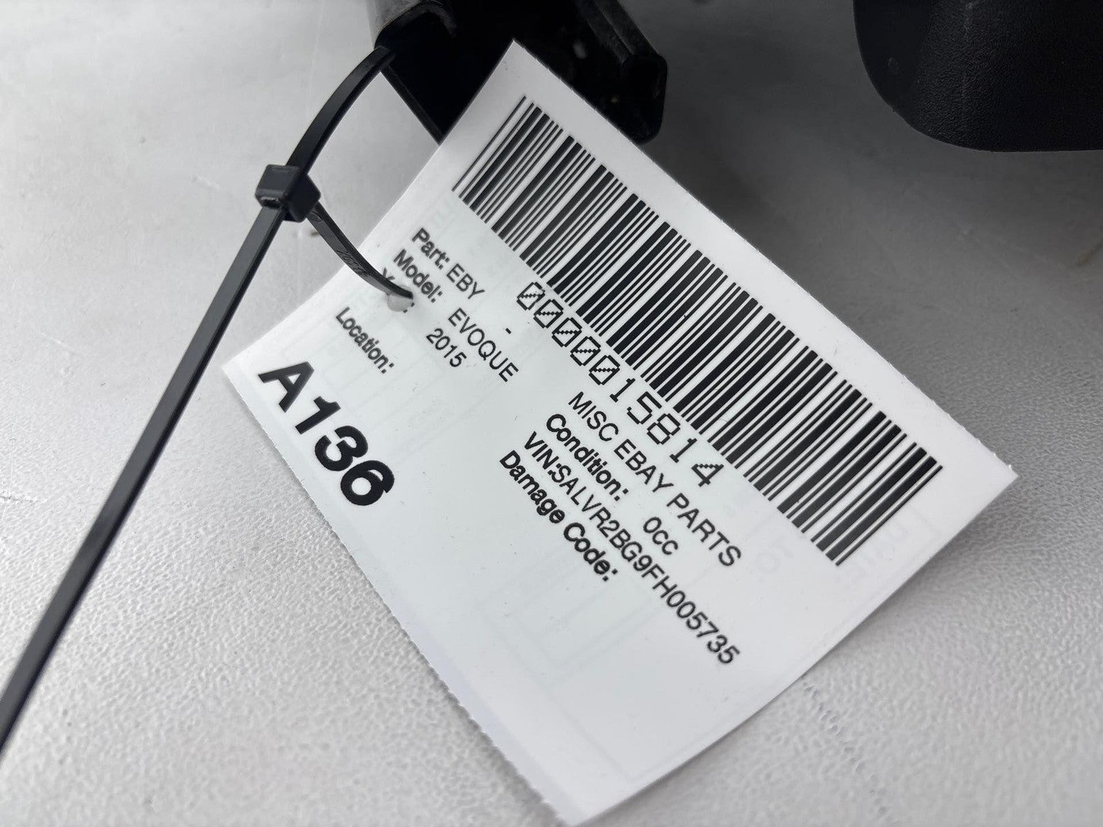 12-15 Range Rover Evoque L538 4Dr Front Left Seat Slide Track Frame Rail Oem