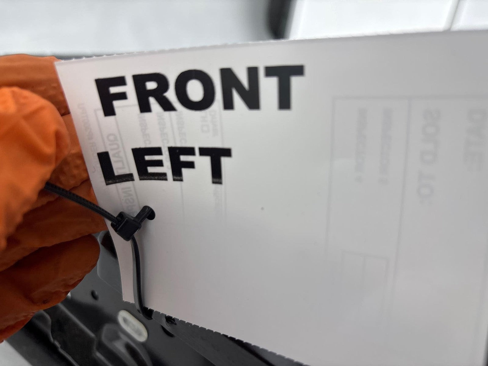 12-15 Range Rover Evoque L538 4Dr Front Left Seat Slide Track Frame Rail Oem