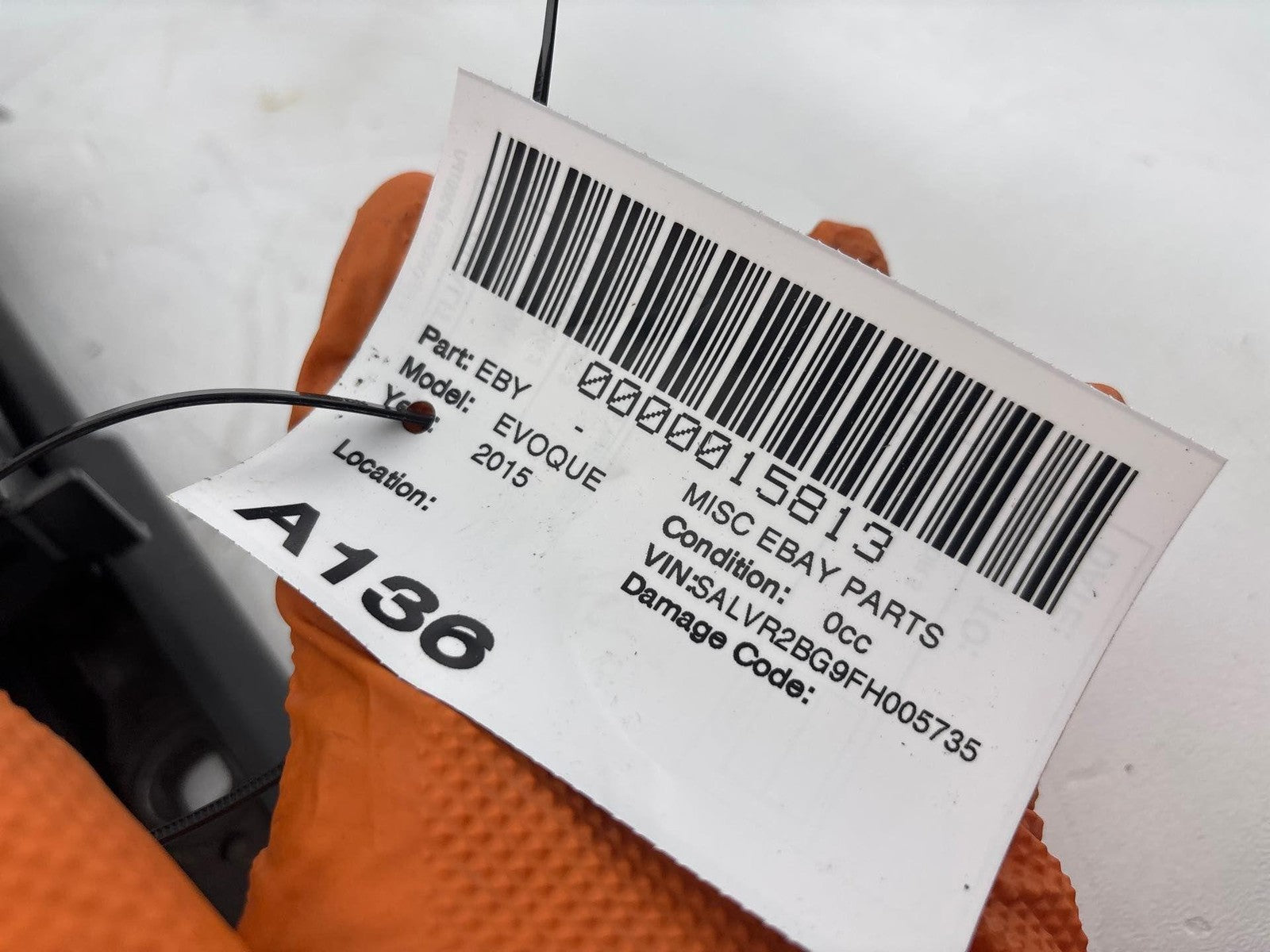 12-15 Range Rover Evoque L538 4Dr Front Right Seat Slide Track Frame Rail Oem