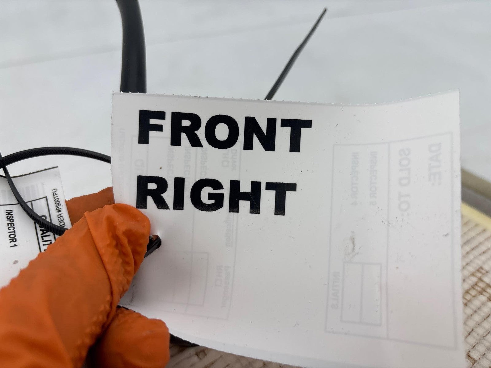 12-15 Lr Range Rover Evoque L538 Front Right Side Lower Bottom Seat Cushion Oem