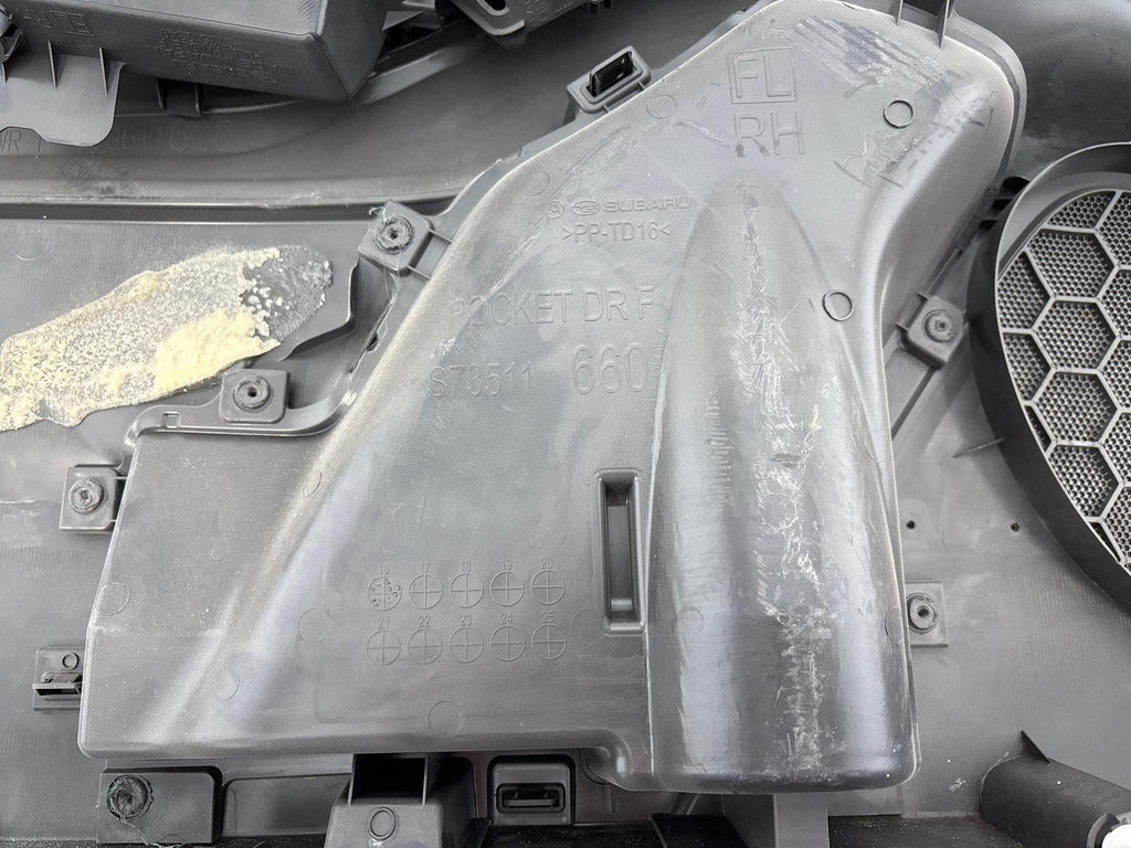 17-23 Subaru Impreza Hatchback Front Right Interior Door Panel Trim Oem