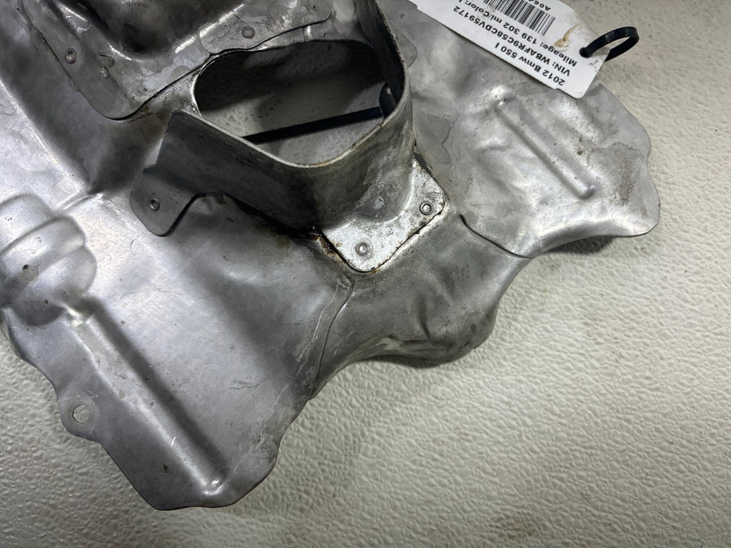 09-12 Bmw Engine Turbo Heat Shield Protection F01 F07 F12 5 6 7 Series 7577004