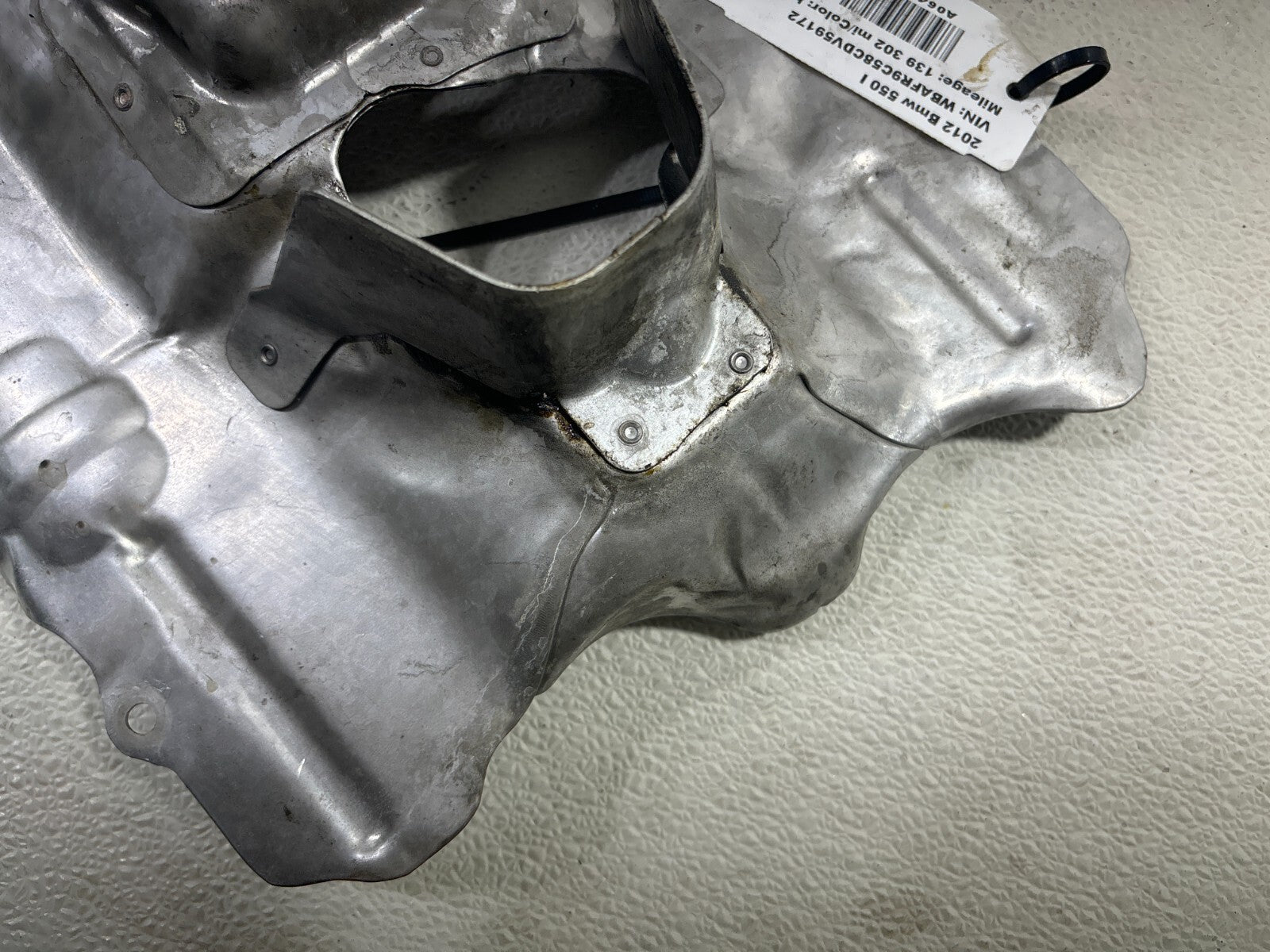 09-12 Bmw Engine Turbo Heat Shield Protection F01 F07 F12 5 6 7 Series 7577004