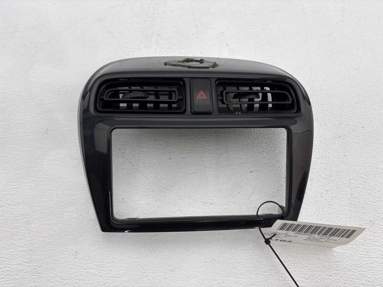 15-17 Mitsubishi Mirage G4 Center Dash Black Radio Trim Bezel Panel OEM..
