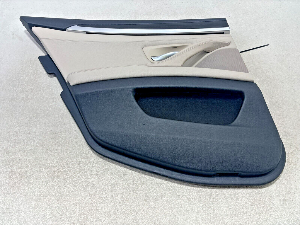 11-16 Bmw 5 Series 528I 550I Rear Left Driver Side Interior Door Trim Panel Oem