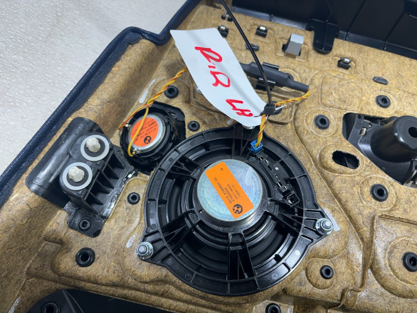 11-16 Bmw 5 Series 528I 550I Rear Left Driver Side Interior Door Trim Panel Oem