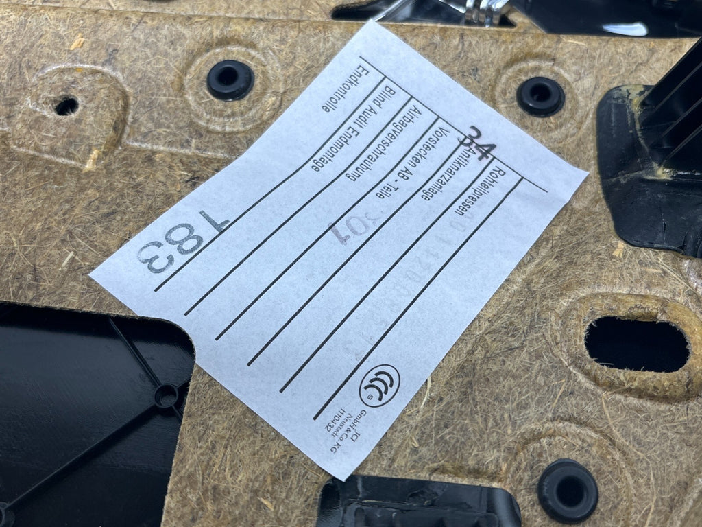 11-16 Bmw 5 Series 528I 550I Rear Left Driver Side Interior Door Trim Panel Oem