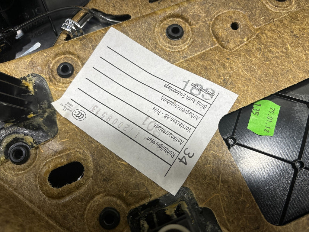 11-16 Bmw 5 Series 528I 550I Rear Right Passenger Side Interior Door Trim Panel