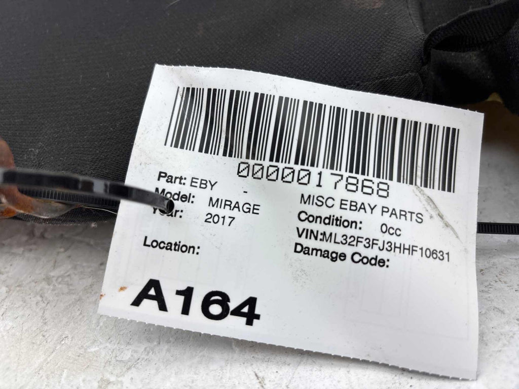 17-20 Mitsubishi Mirage G4 Rear Lower Seat Bottom Cushion Oem