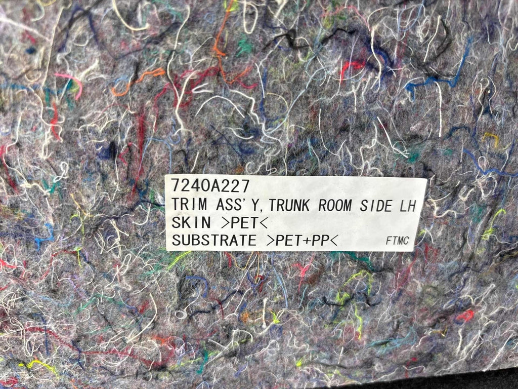 17-24 Mitsubishi Mirage G4 Rear Driver Side Quarter Trunk Panel Trim Oem