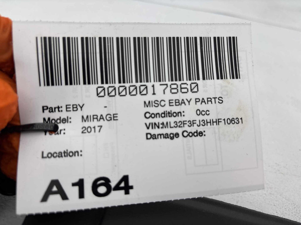 17-20 Mitsubishi Mirage G4 Rear Deck Shelf Package Tray Trim Panel Oem