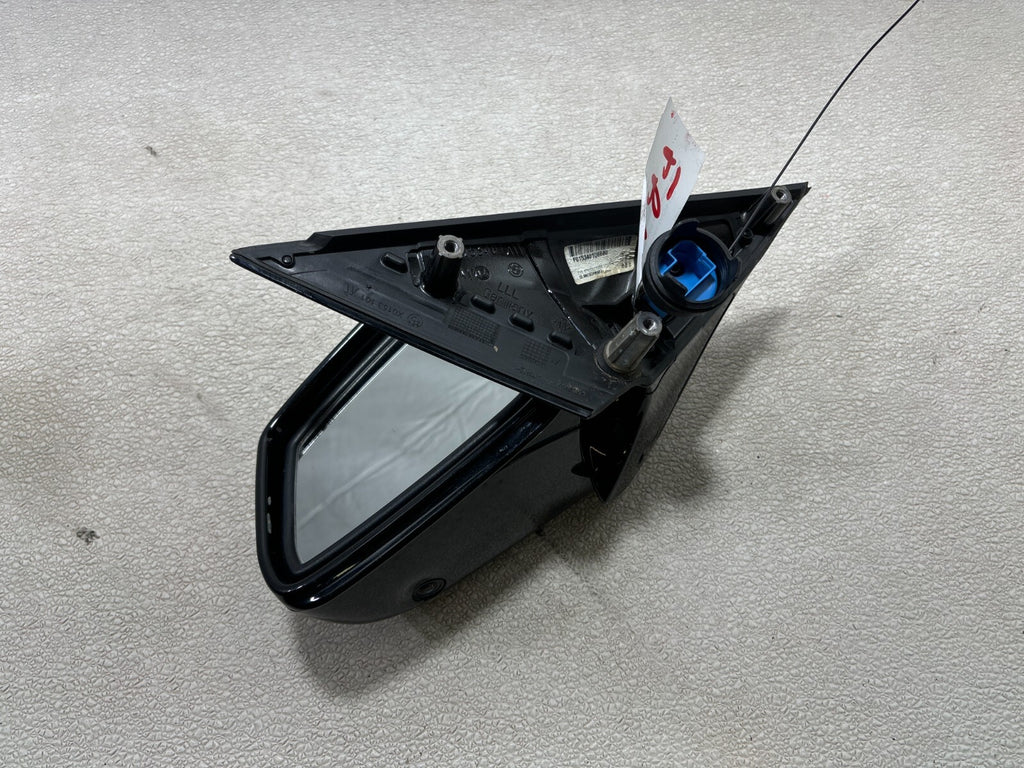 11-16 Bmw 5 Series 528I 550I F10 Left Side View Door Mirror W/ Camera Black Oem